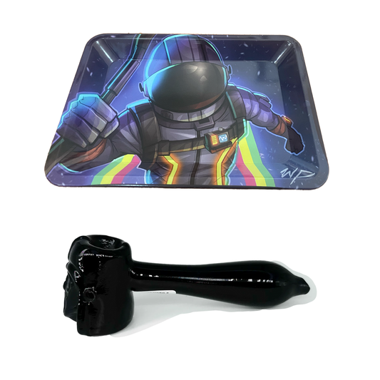 Pipa de vidrio Star Wars + Charola para Liar