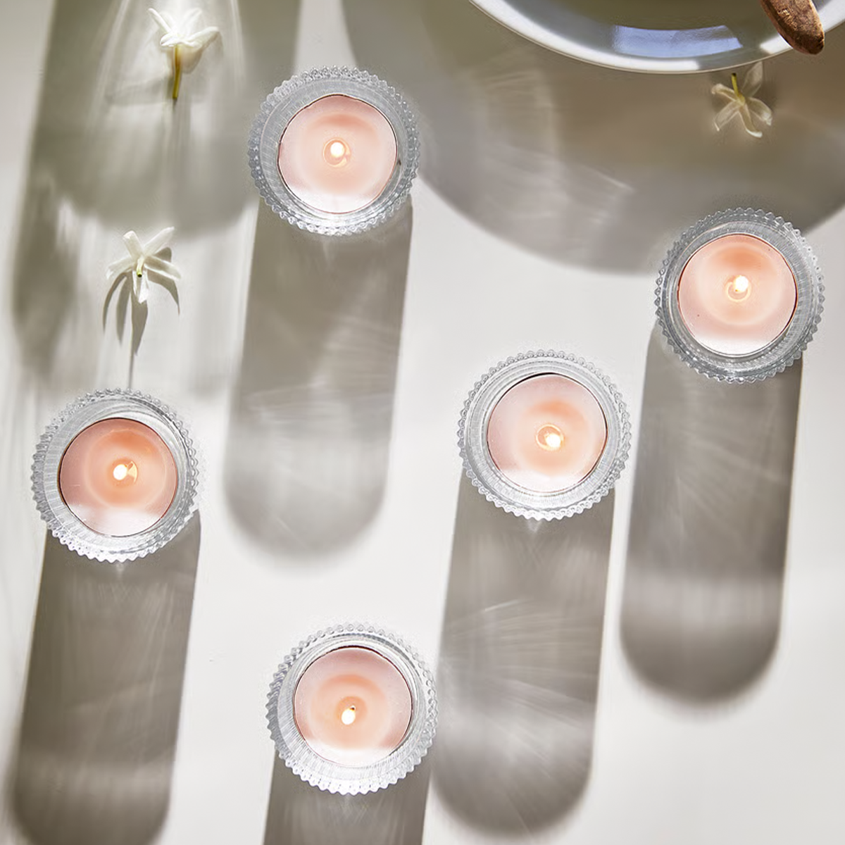 50 Velas Flotantes Aromática Lugnare | Rosa
