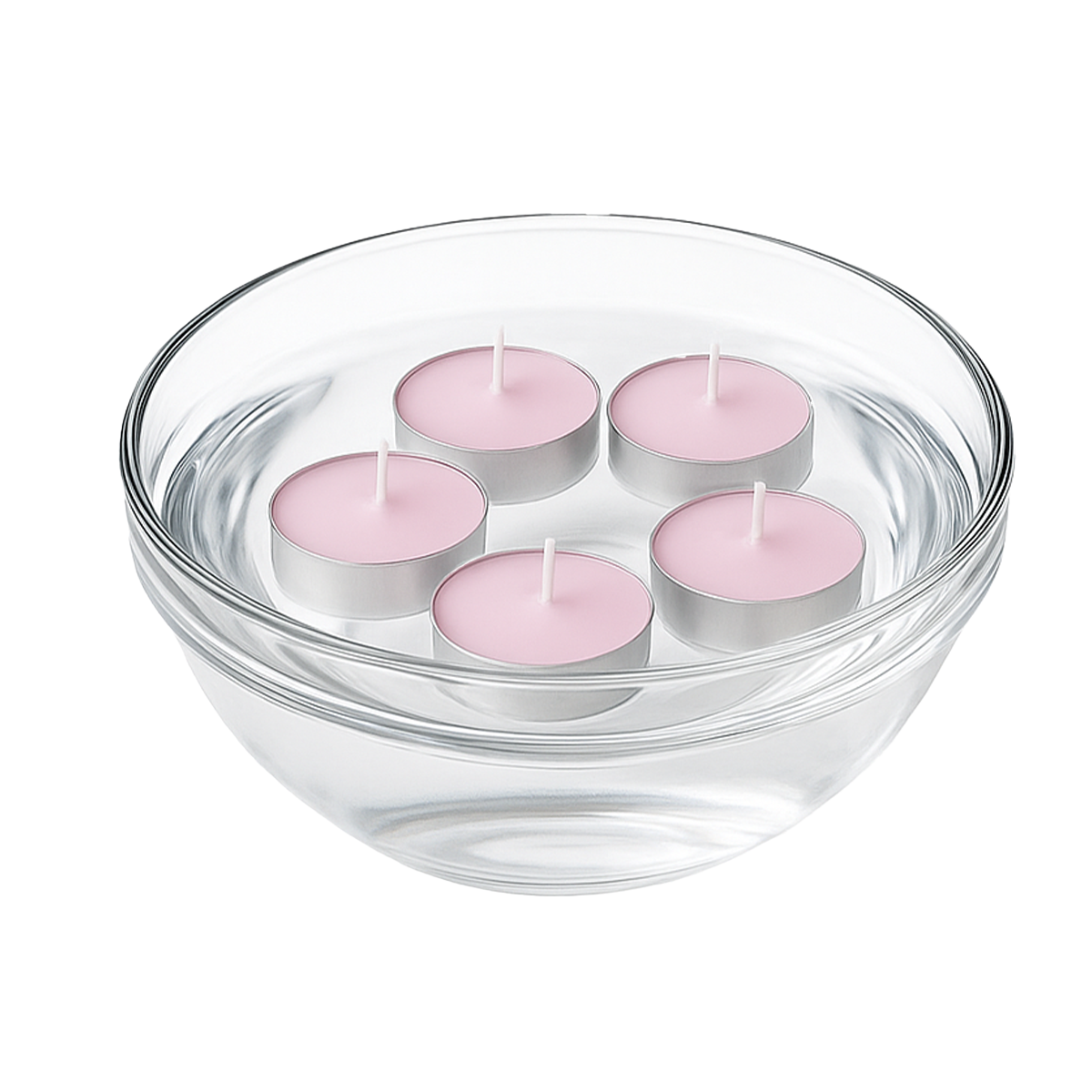 50 Velas Flotantes Aromática Lugnare | Rosa