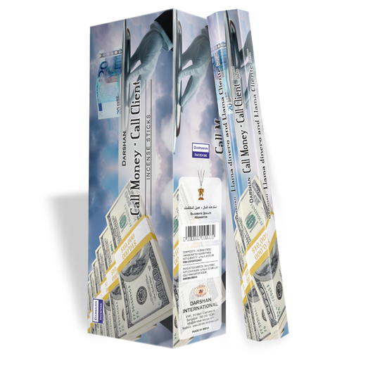 Incienso Abundancia Dinero | Llama Dinero | 120 varitas Incienso Darshan Call Money Call Client