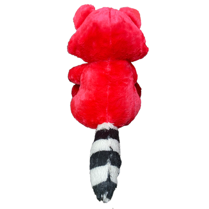 Muñeloco Mapache Rojo Peluche 60 cm