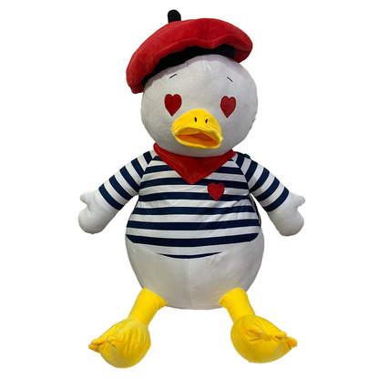 Muñelocos Pato Parisino Beso Francés 60 cm