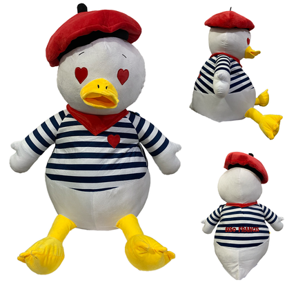 Muñelocos Pato Parisino Beso Francés 60 cm