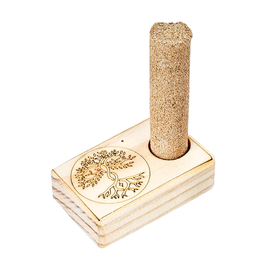 Quemador de Palo Santo + 5 Tubos de Palo Santo | Madera