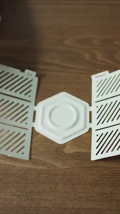 Farol Blanco + Set de 10 Velas