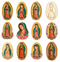 Set de 12 Stickers de la Virgen de Guadalupe